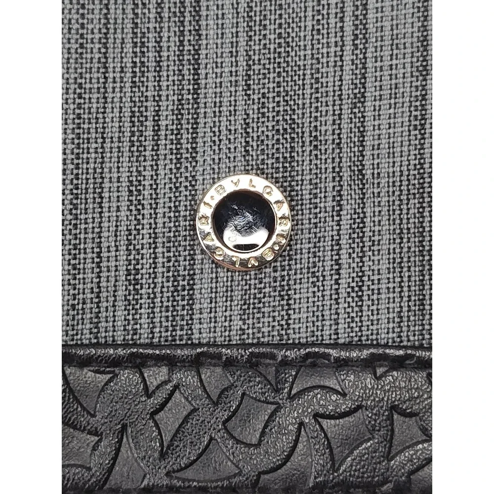 Bvlgari Perfume For Emirates Hanging Travel Cosmetic Toiletry Bag Gray Zipper
